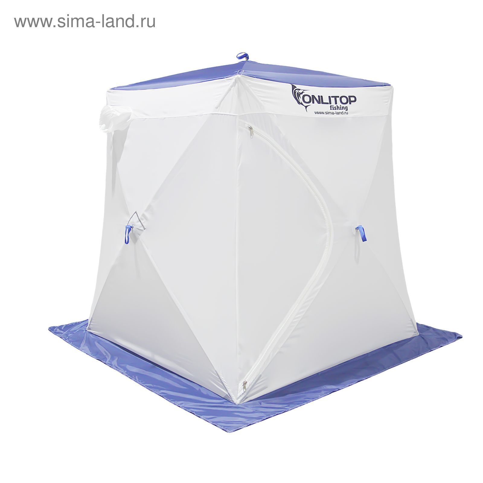 Палатка "Призма Стандарт" 150, 1-слойная, цвет бело-синий