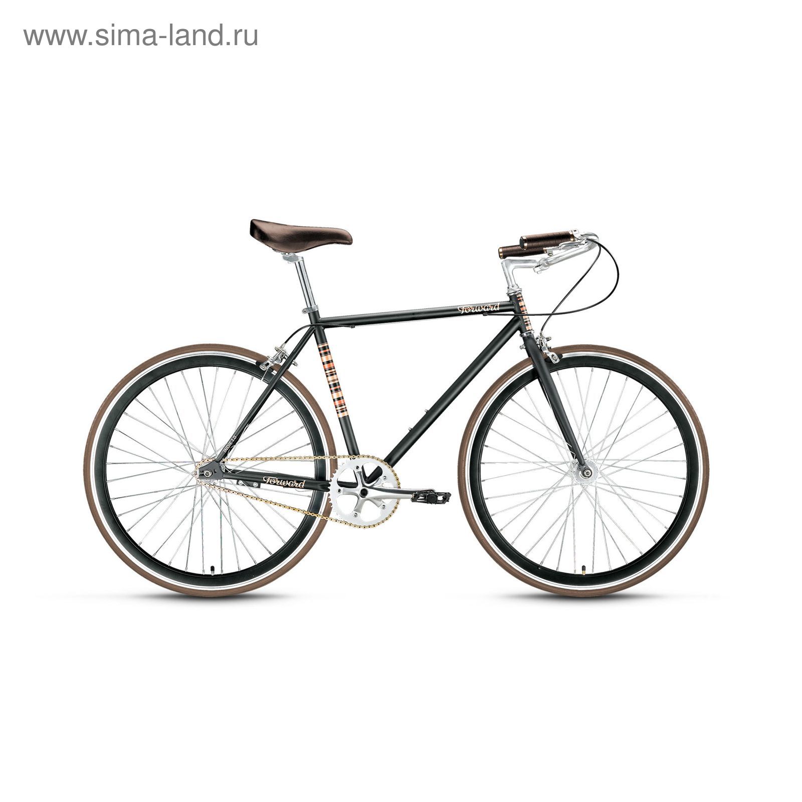 Велосипед 28" Forward Indie 1.0, 2016, цвет черный, размер 19,5"
