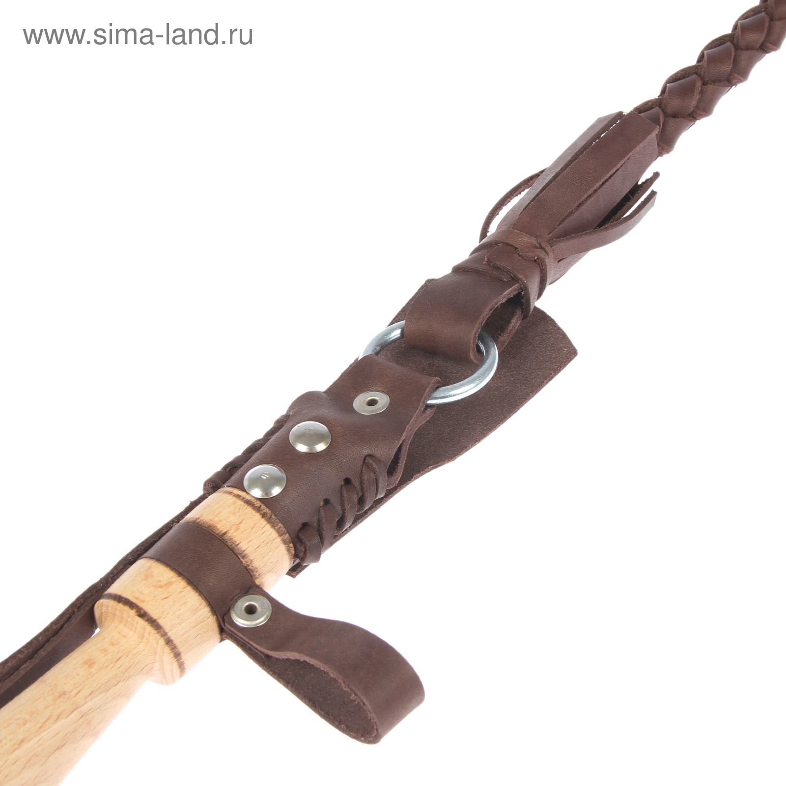 Нагайка Донская, деревянная ручка, коричневая