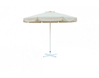 Зонт уличный Митек D3 м  круглый с воланом, алюминий, с подставкой