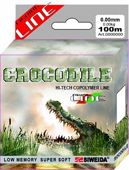 Леска SWD Crocodile 100м 0,45 (16,20кг) ваккум/уп прозрачная