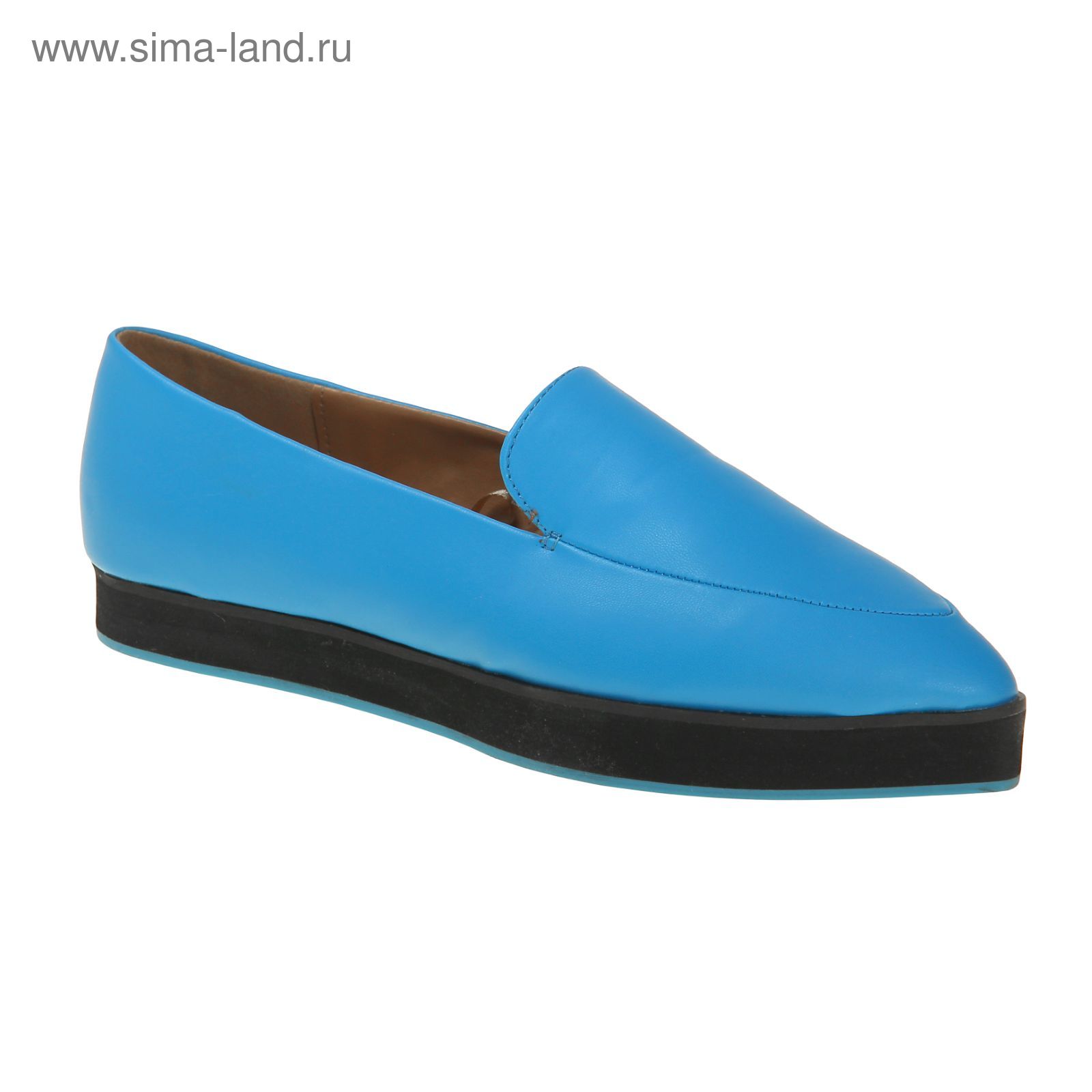 Туфли (лоферы) женские, цвет синий, размер 38 (арт. 1616033020)