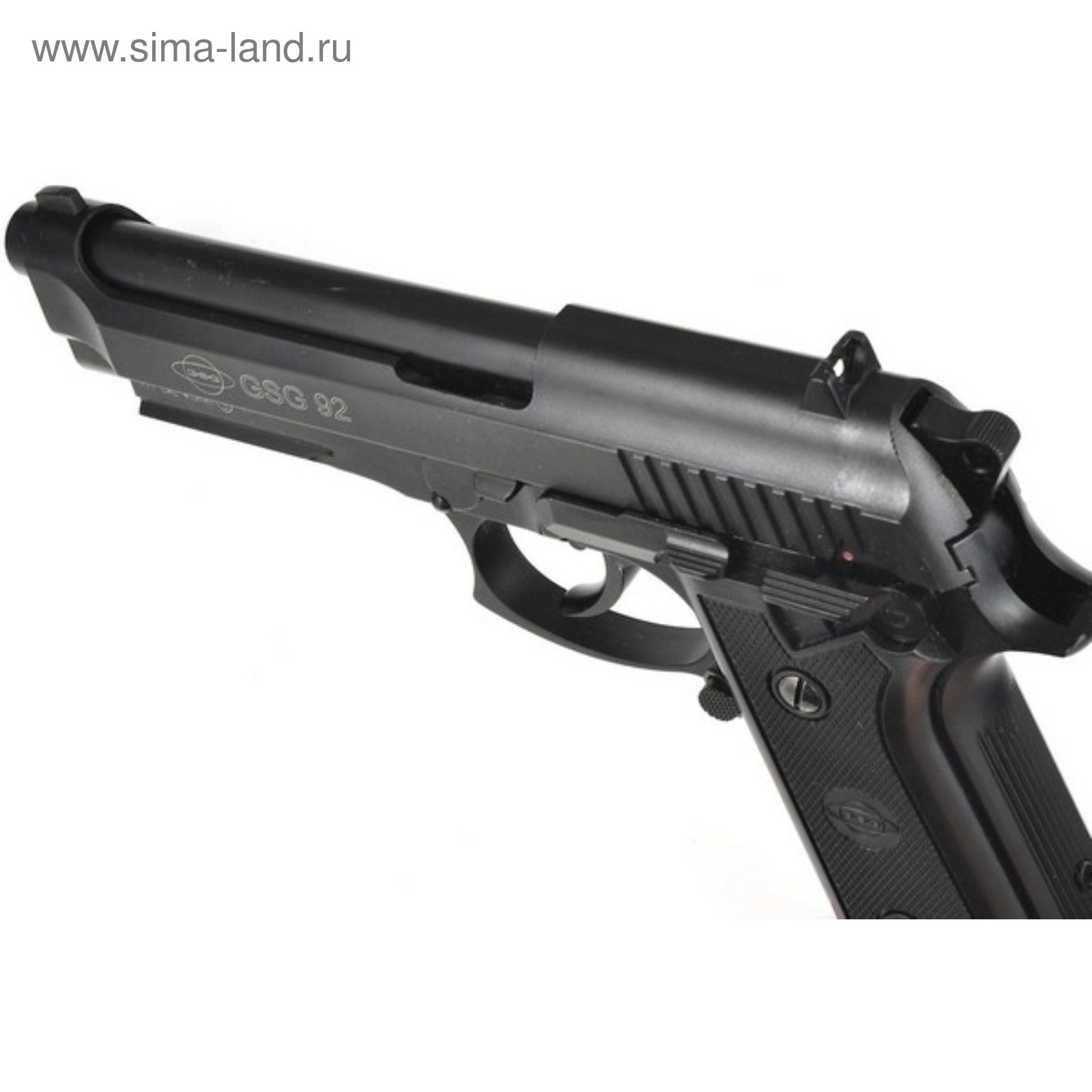 Пистолет пневматический GSG-92 (Beretta 92), к.4,5 мм, металл, блоубэк, черный, 95 м/с