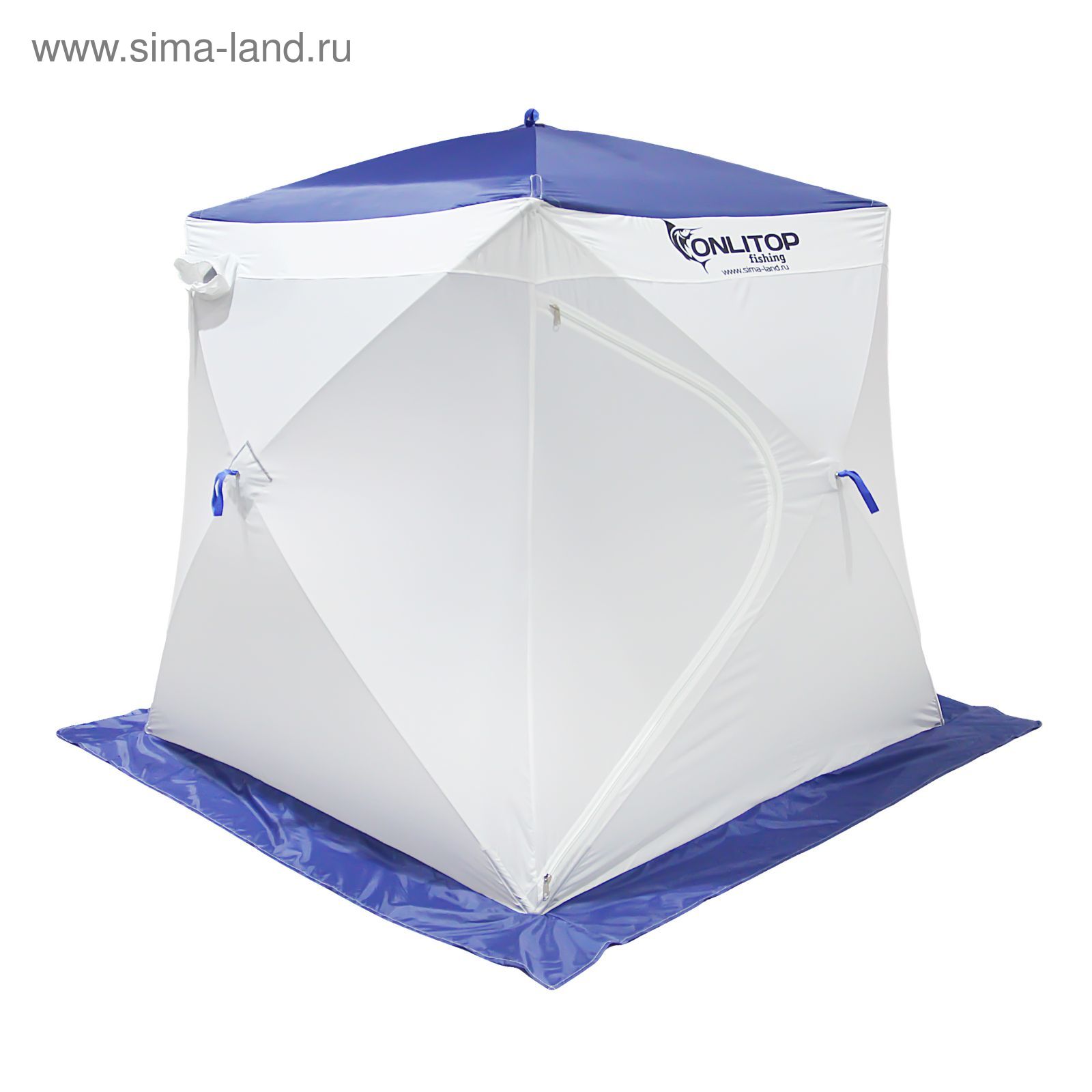 Палатка "Призма Стандарт" 170, 1-слойная, цвет бело-синий