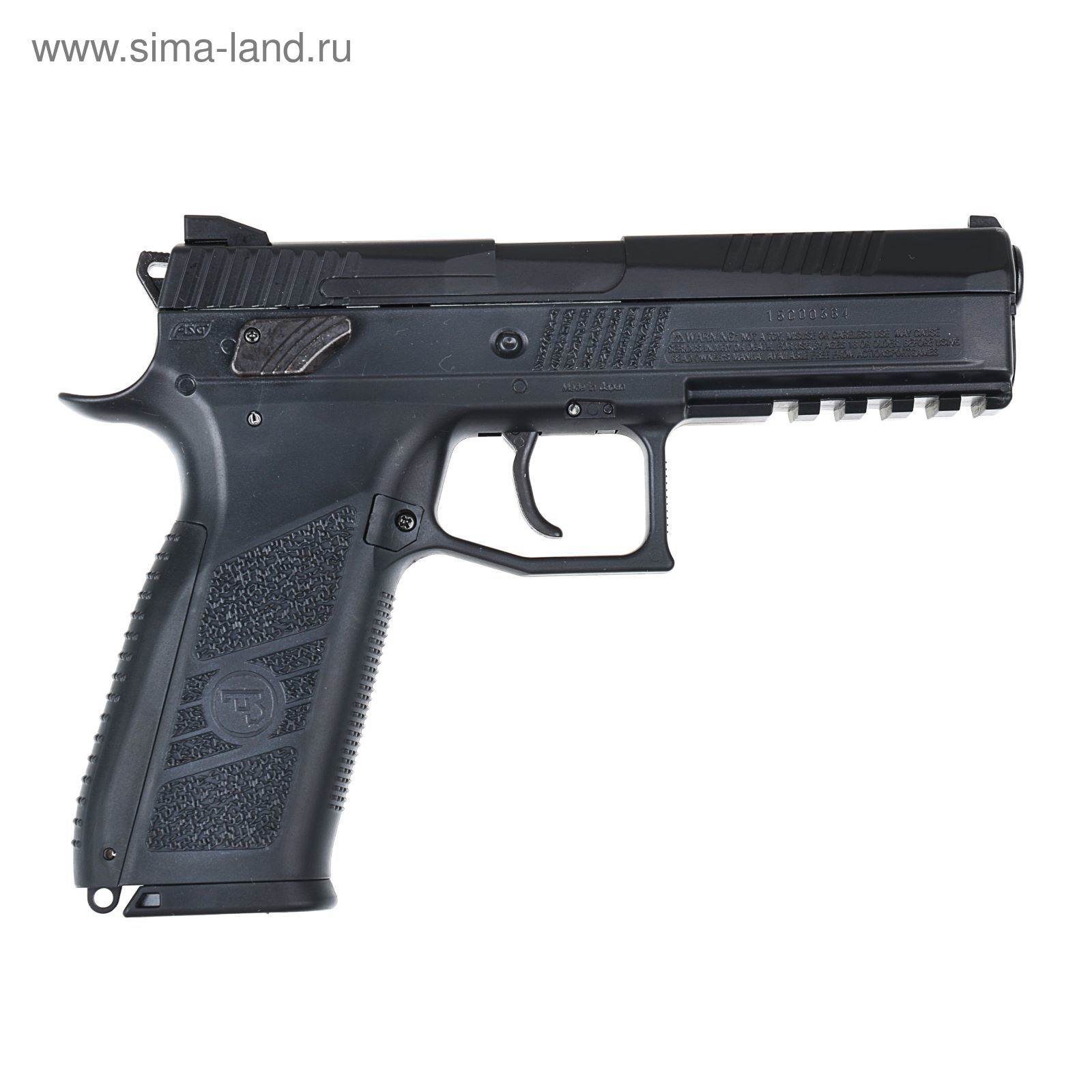 Пистолет пневматический CZ P-09 Duty (17537) пулевой,  blowback, калибр  4,5 мм