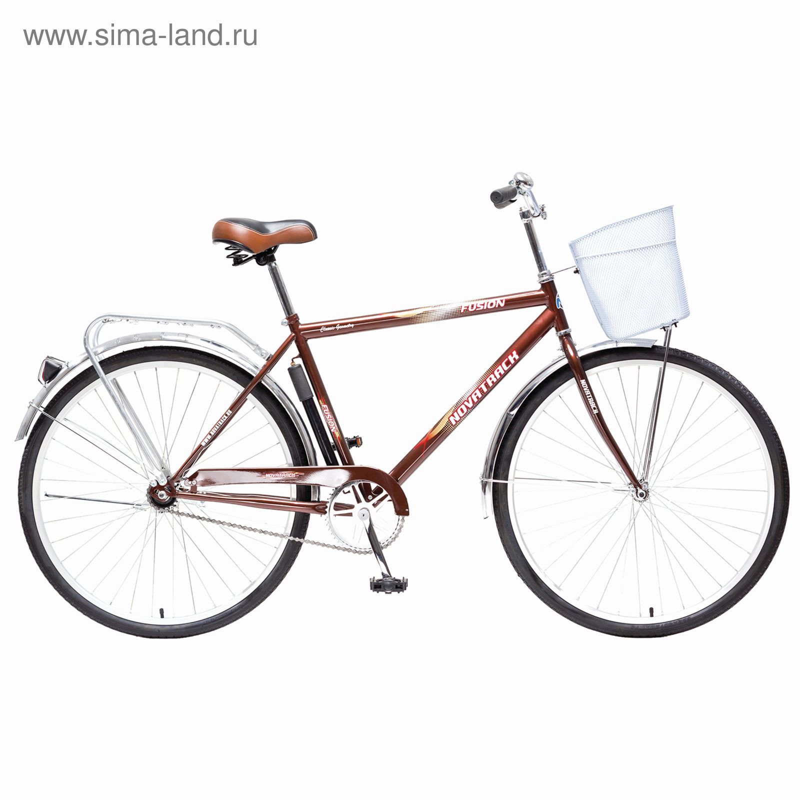 Велосипед 28" Novatrack Fusion, 2015, цвет коричневый, размер 20"