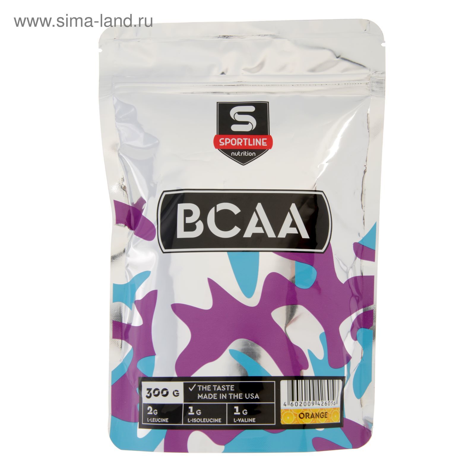 Аминокислоты SportLine BCAA 2:1:1 300g (Апельсин)