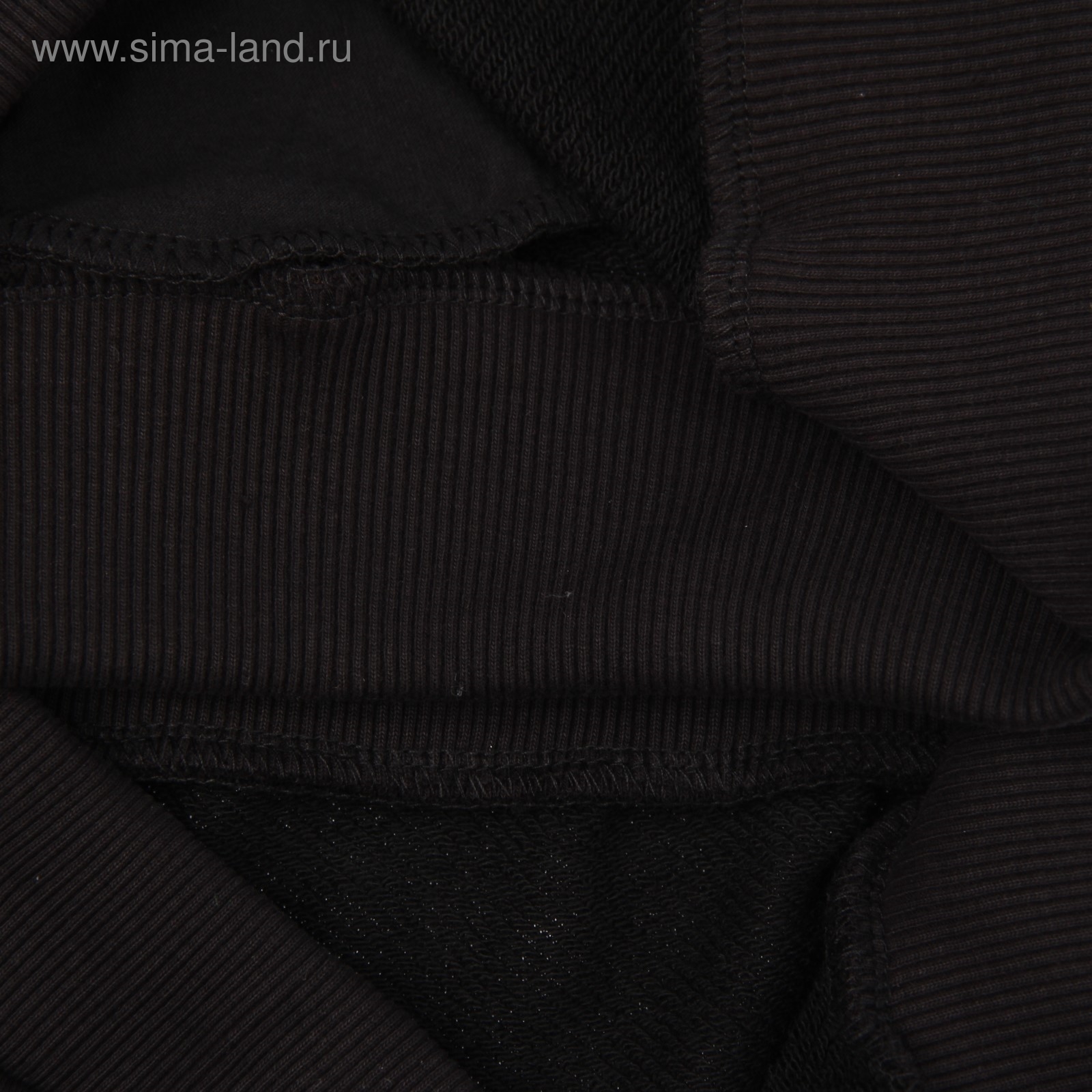 Костюм мужской (толстовка, брюки) М-764-29 черный, р-р 50