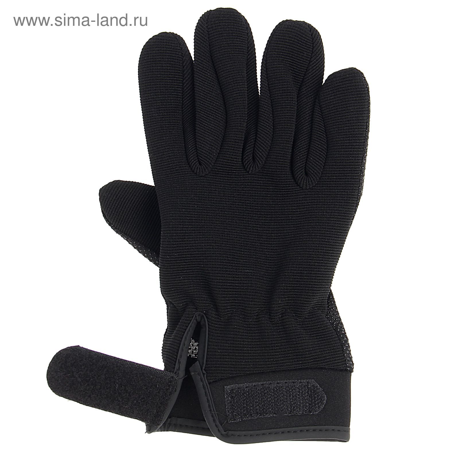 Перчатки GL612, микрофибра, размер L, black
