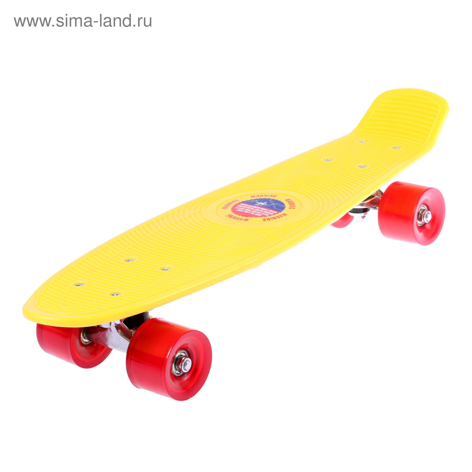 Скейтборд M-550, размер 56x14 см, колеса PVC d= 55х40 мм, цвета МИКС
