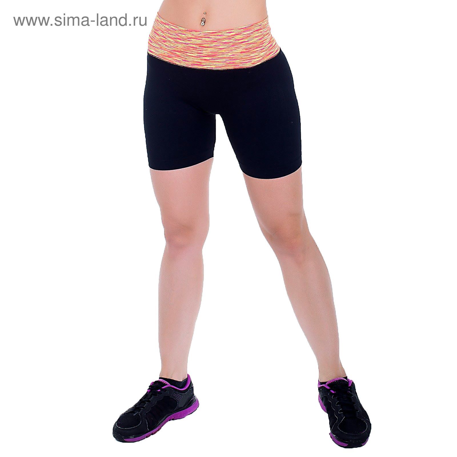 Спортивные шорты ONLITOP Fitness time coral, размер S-M (42-44)
