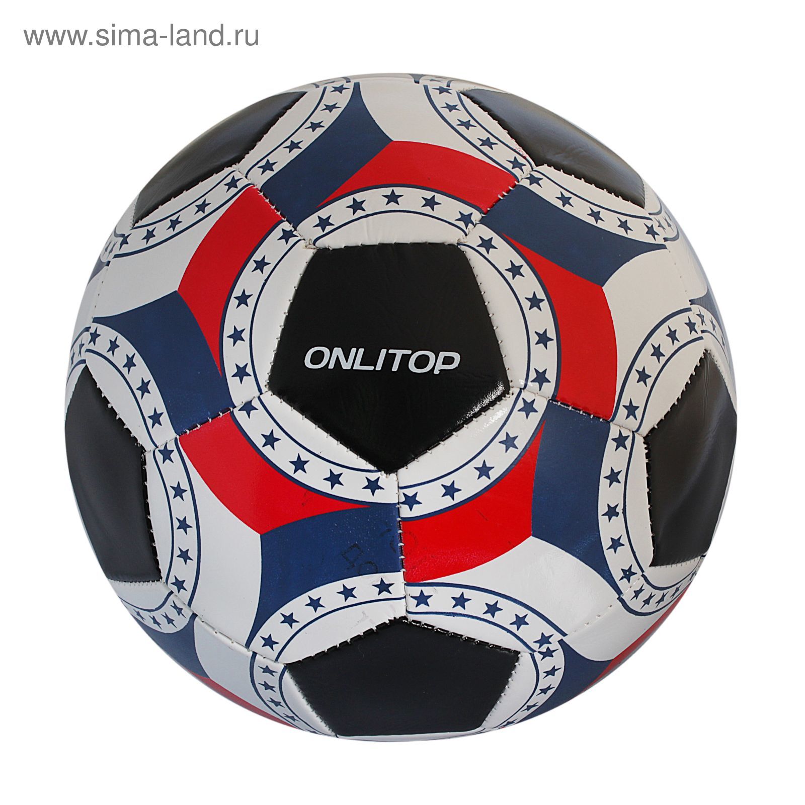 Мяч футбольный F5-17, 32 панели, PVC, 2 подслоя, машинная сшивка, размер 5