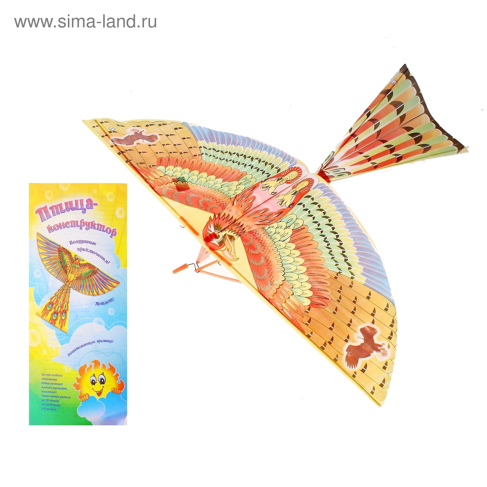 Летающая птица "Ассорти", цвета МИКС