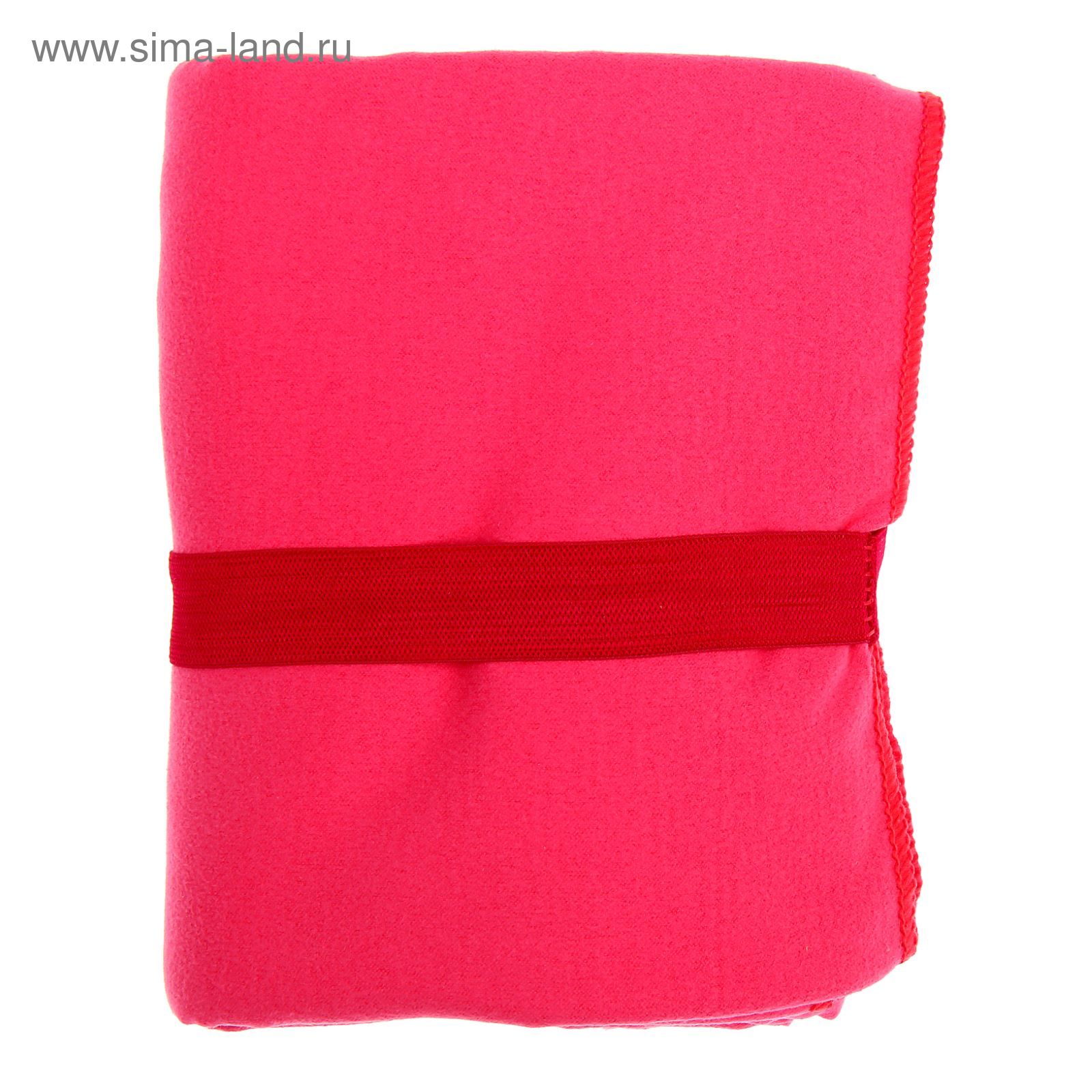 Спортивное полотенце ONLITOP, размер 40х55 см (вид 2), розовый, 200 г/м2