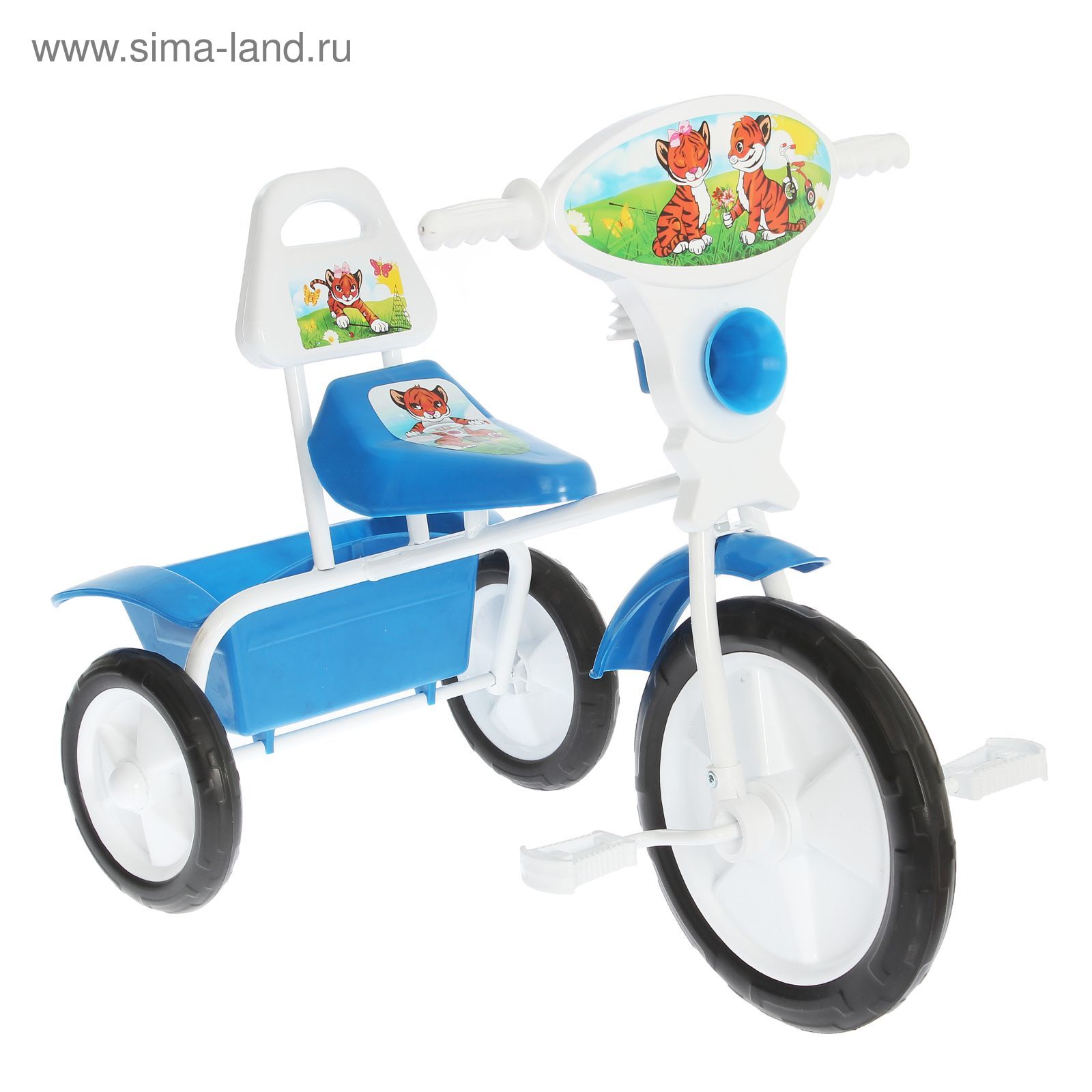 Велосипед трехколесный  "Малыш"  06П, цвет синий, фасовка: 2шт.