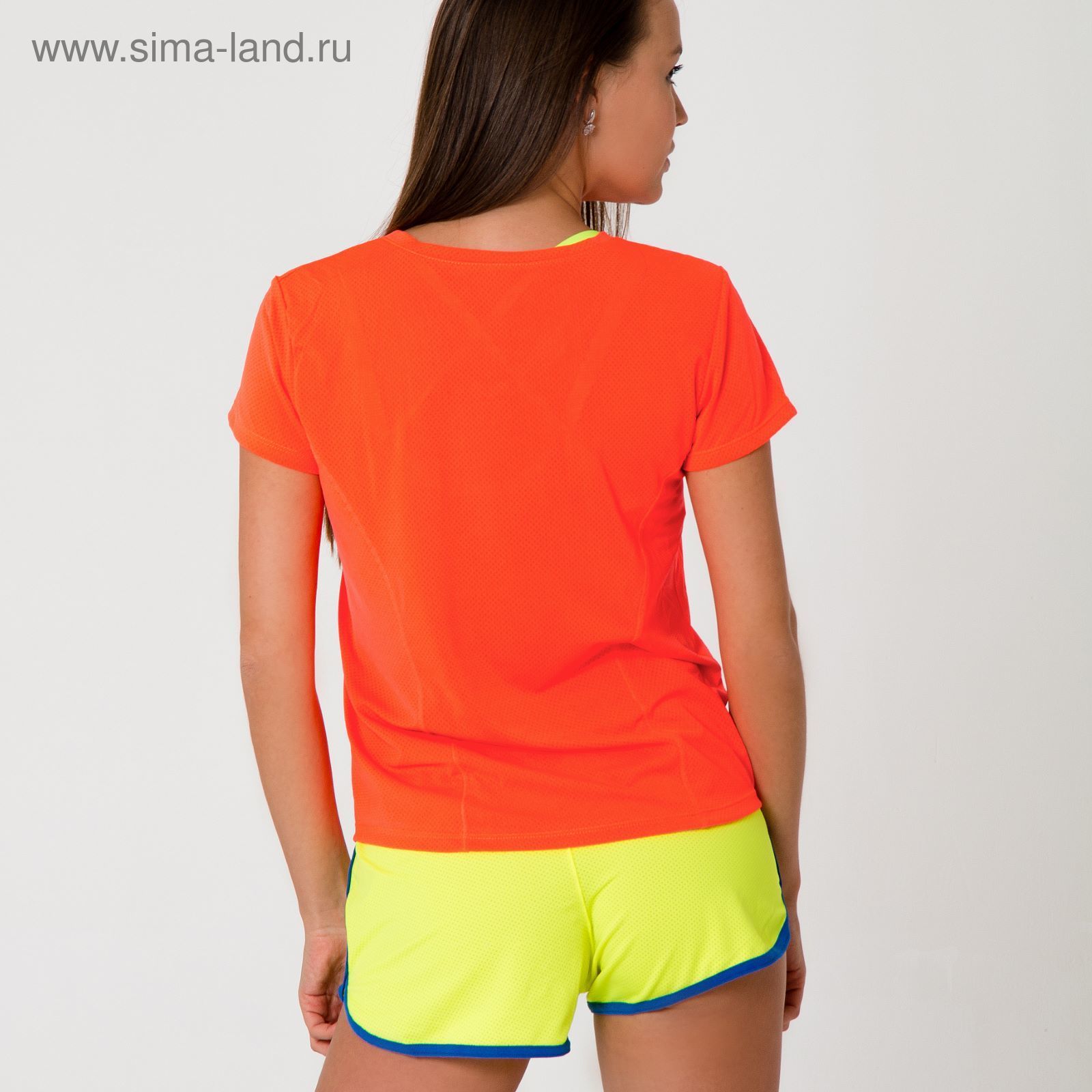 Спортивная футболка ONLITOP Summer orange р-р S,90% п/э,10% спандекс