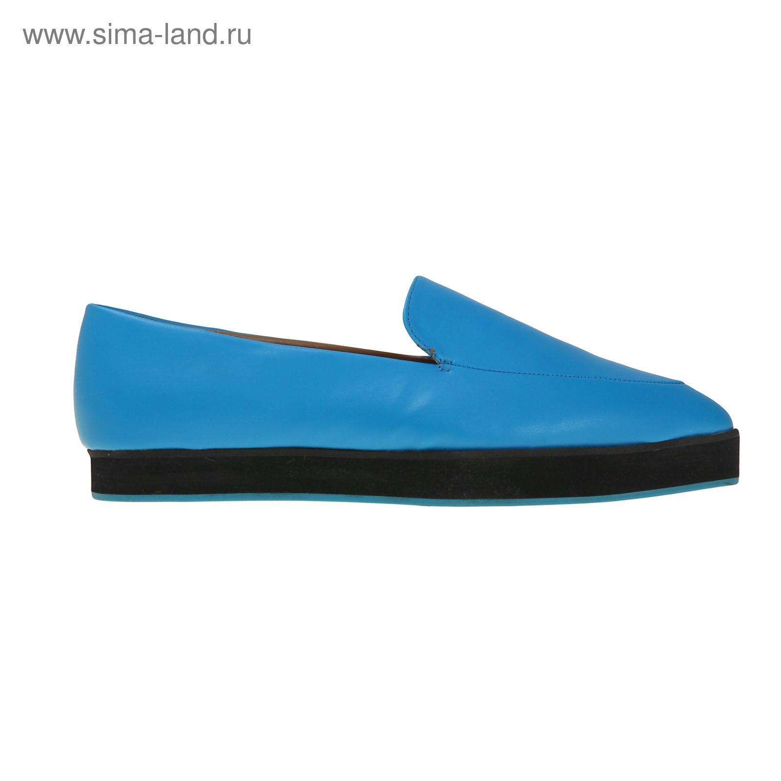 Туфли (лоферы) женские, цвет синий, размер 38 (арт. 1616033020)