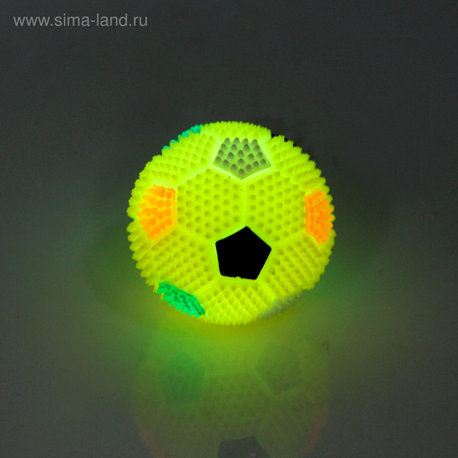 Мяч световой "Футбол", пикалка, цвета МИКС