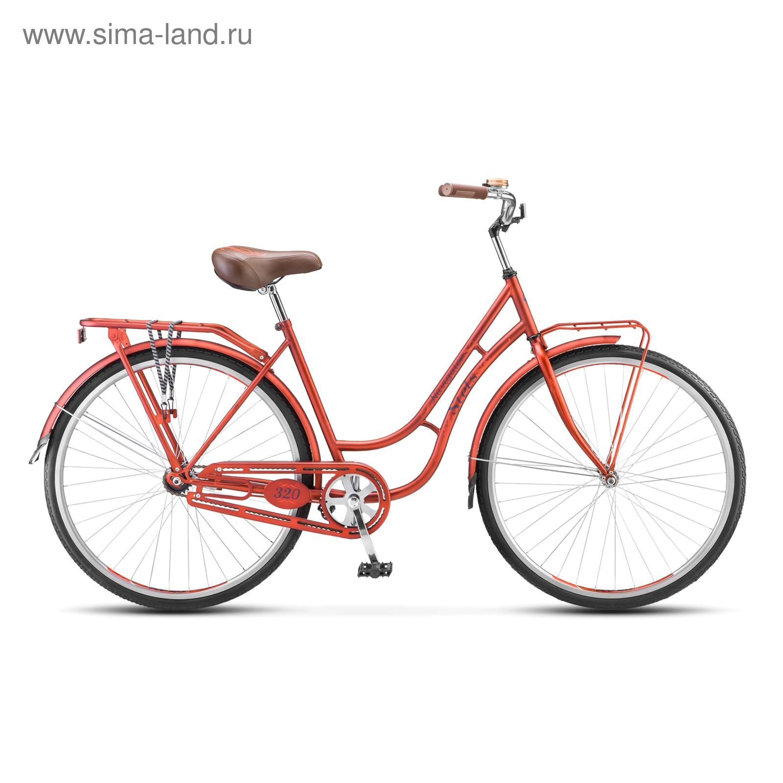 Велосипед 28" Stels Navigator-320 Lady, 2017, цвет красный, размер 19,5"