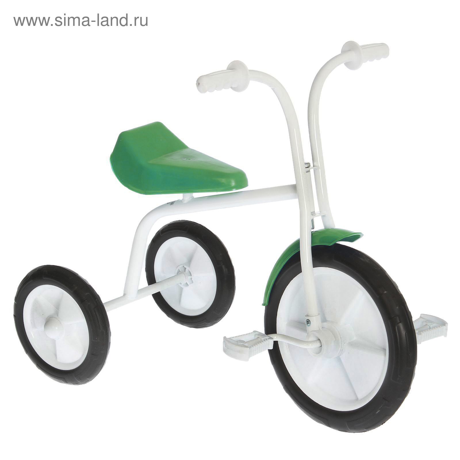 Велосипед трехколесный  "Малыш"  01ПН, цвет зеленый, фасовка: 1шт.