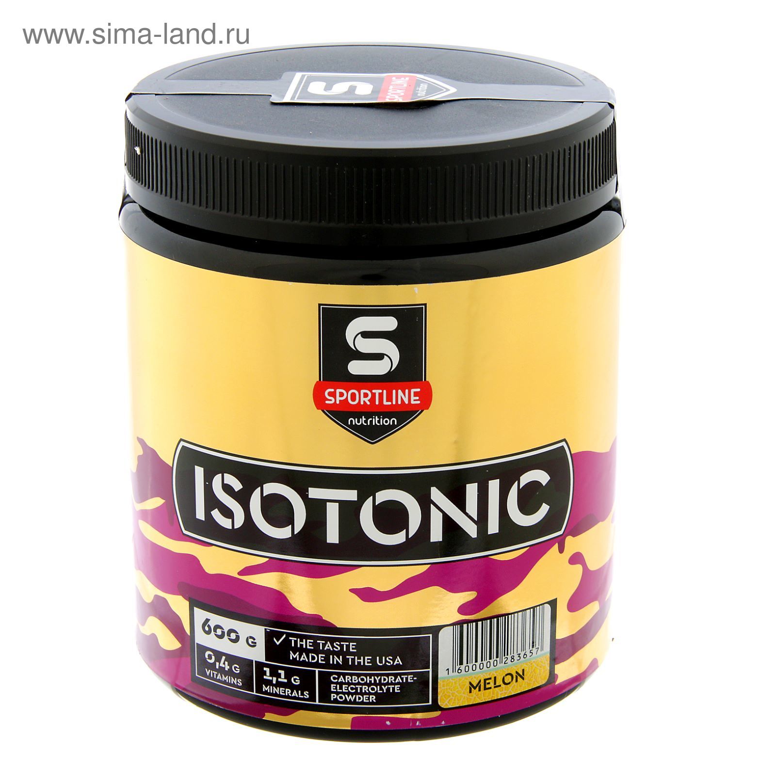 Изотоник SportLine IsoTonic 600гр (Дыня)