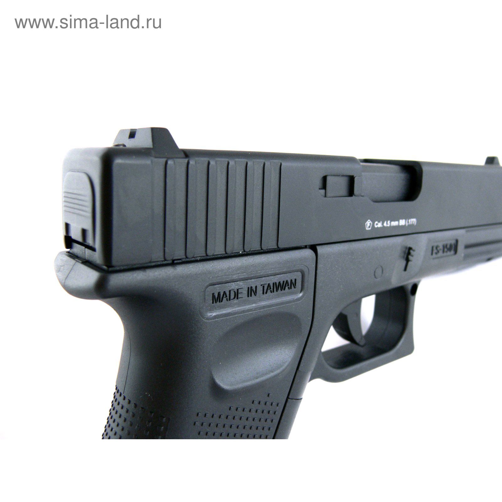Пистолет пневм. Stalker S17G (аналог "Glock17") к.4,5мм, металл-пластик, 120 м/с, черный, картон.кор