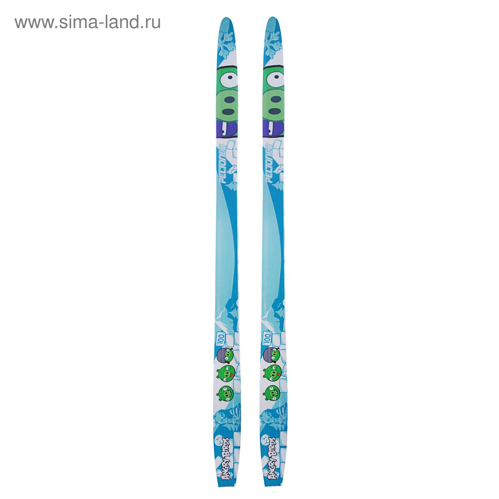 Лыжи пластиковые БРЕНД ЦСТ (step 100 см)