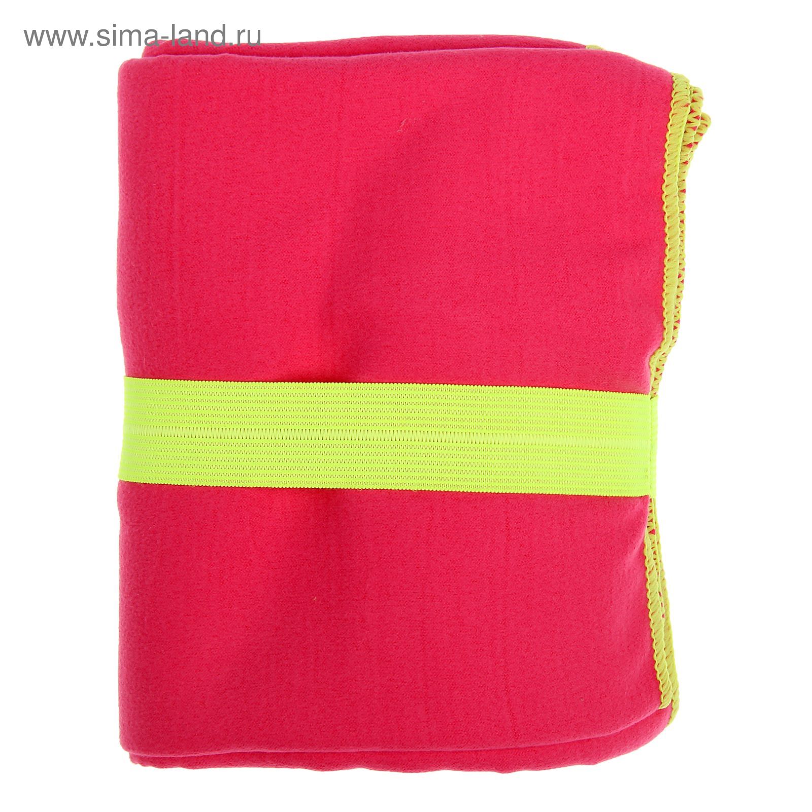 Спортивное полотенце ONLITOP, размер 70х90 см, розовый, 200 г/м2