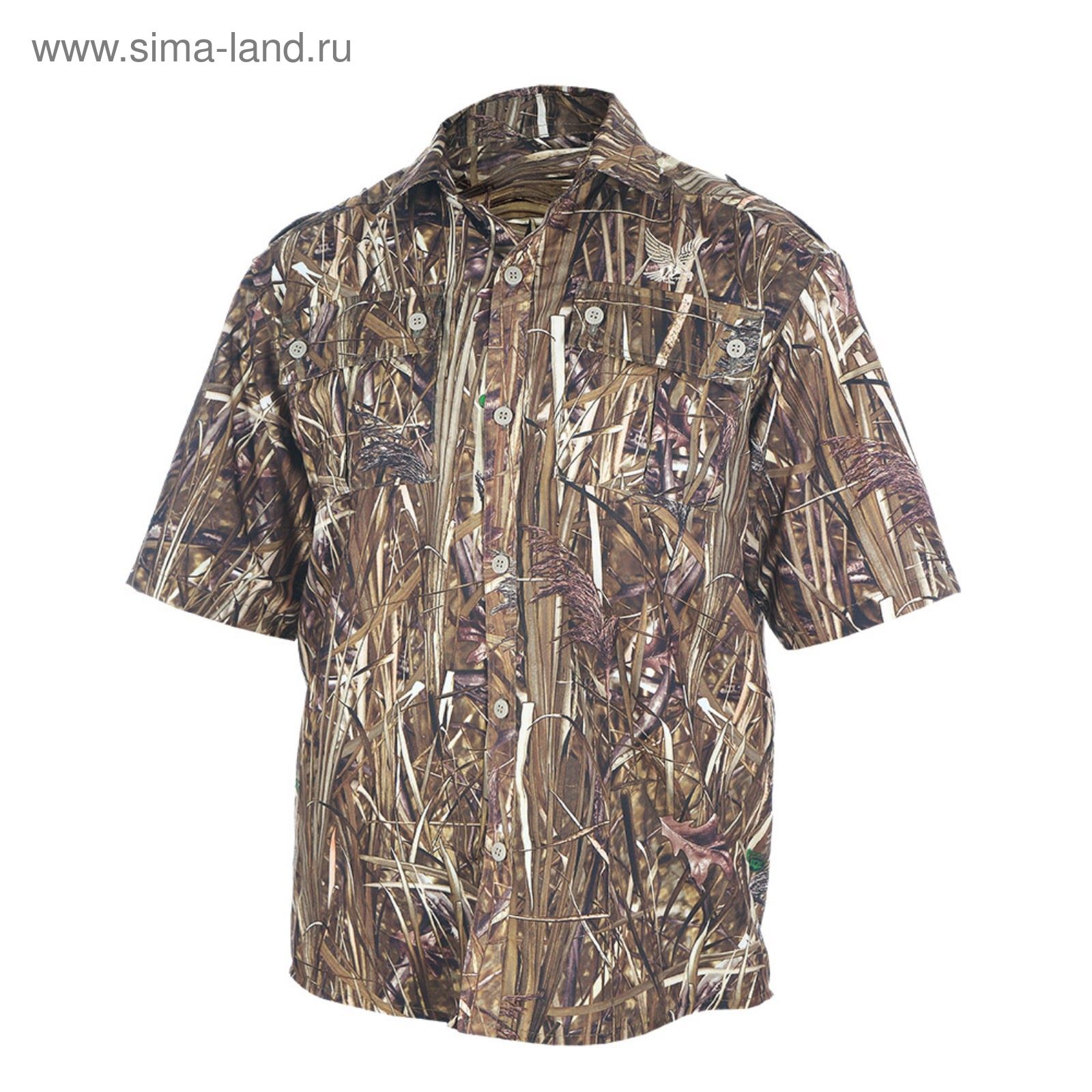 Рубашка с коротким рукавом "Бриз"(осока) 58/170-176 р-р