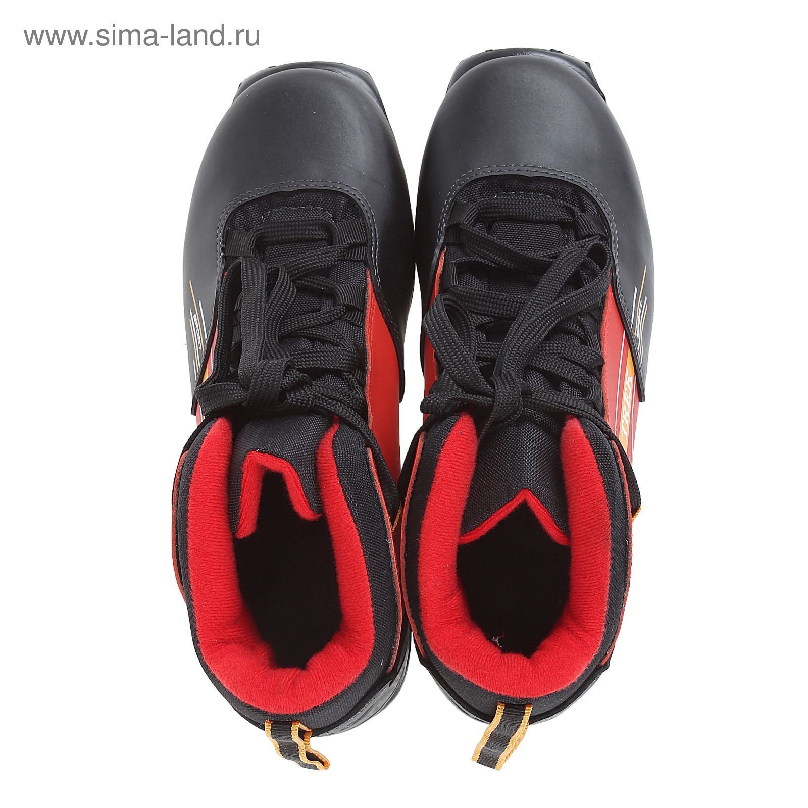Ботинки лыжные TREK Quest SNS ИК, (черный, лого красный) (р.41)