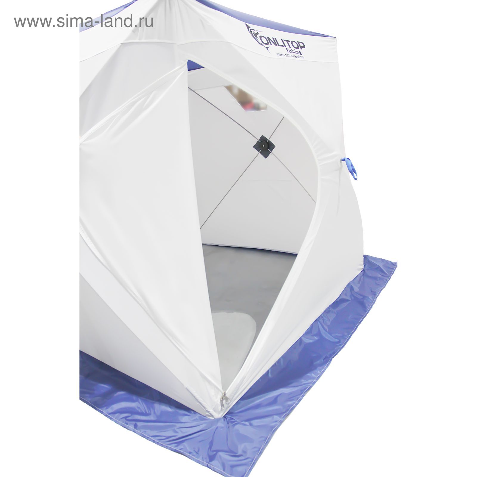 Палатка "Призма Стандарт" 170, 1-слойная, цвет бело-синий
