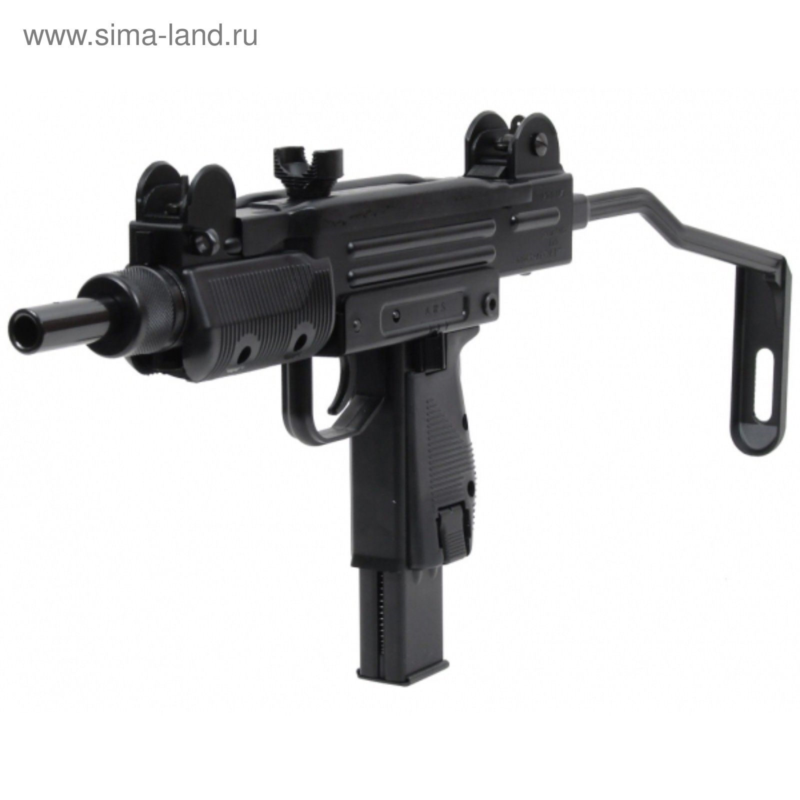 Пистолет пневматический Swiss Arms Protector (MINI UZI), к.4,5 мм, автоматический режим стрельбы, ме