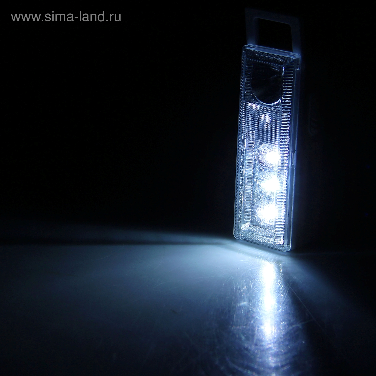 Переносной фонарь «Приёмник», 5 диодов, белый
