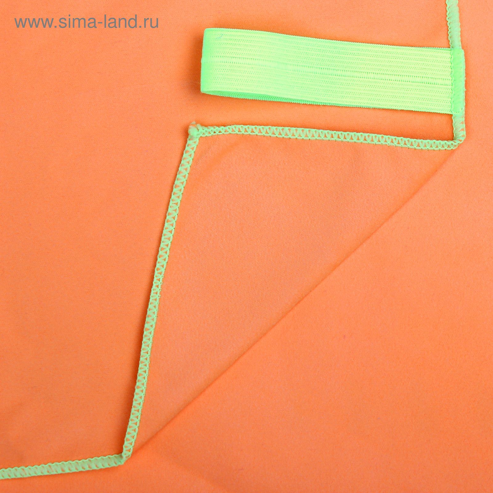Спортивное полотенце ONLITOP, размер 40х55 см, оранжевый, 200 г/м2