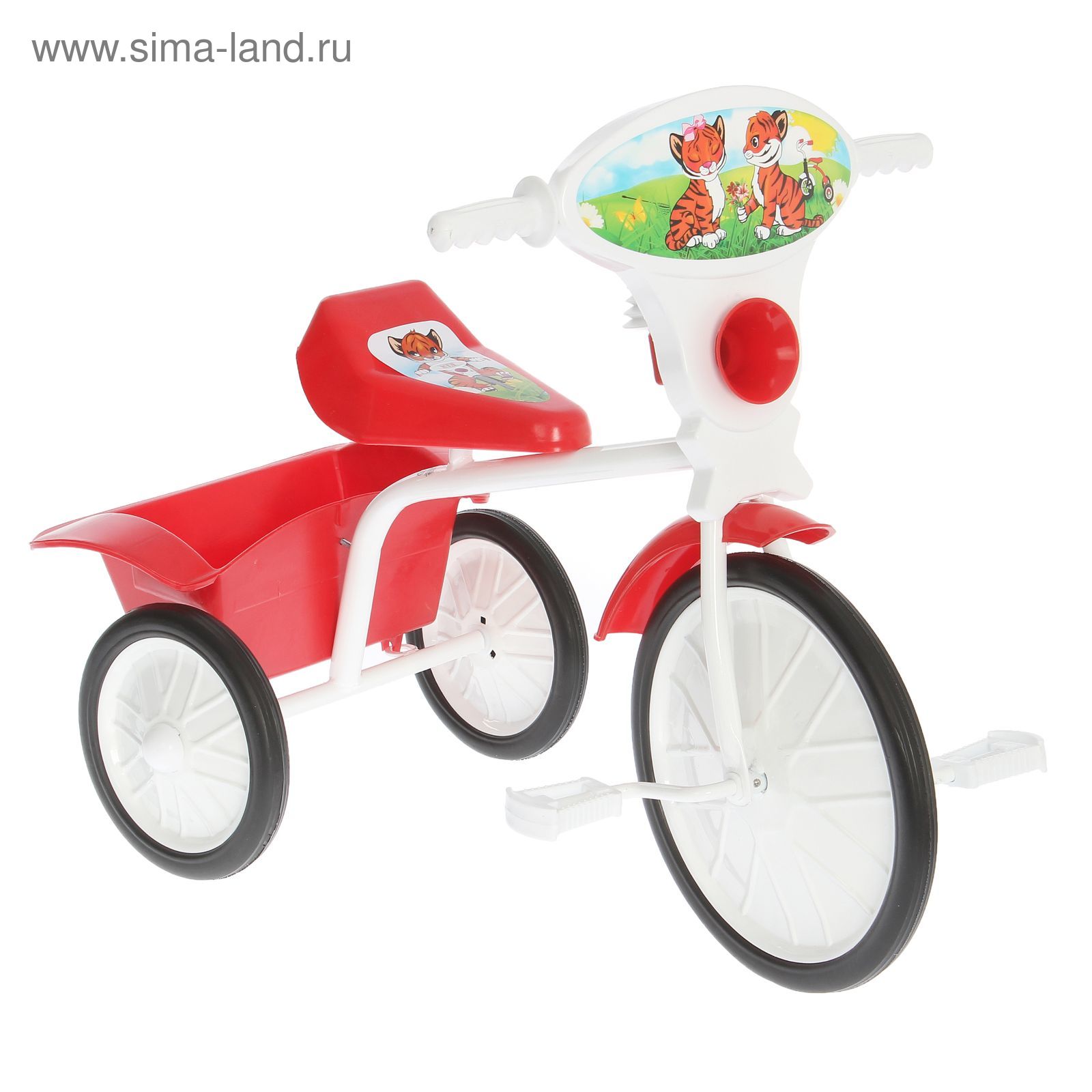 Велосипед трехколесный  "Малыш"  05, цвет красный, фасовка: 2шт.
