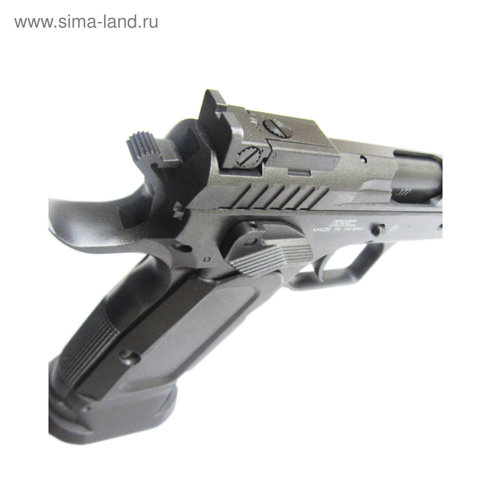 Пистолет пневматический Tanfoglio Limited Custom, к.4,5 мм, металл, блоубэк, черный, 91 м/с   246857