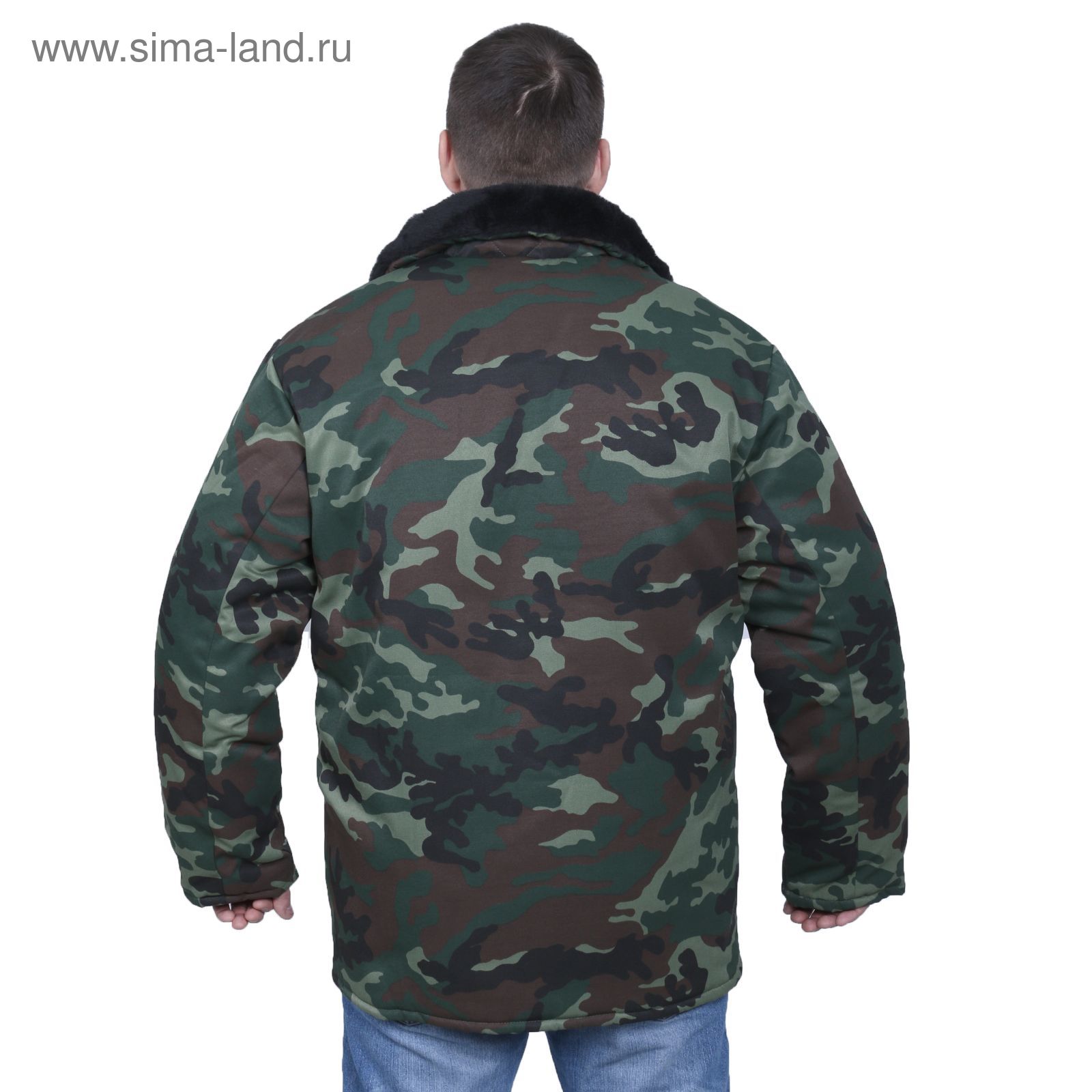 Куртка утеплённая, размер 44, рост 170-176 см, цвет зелёный