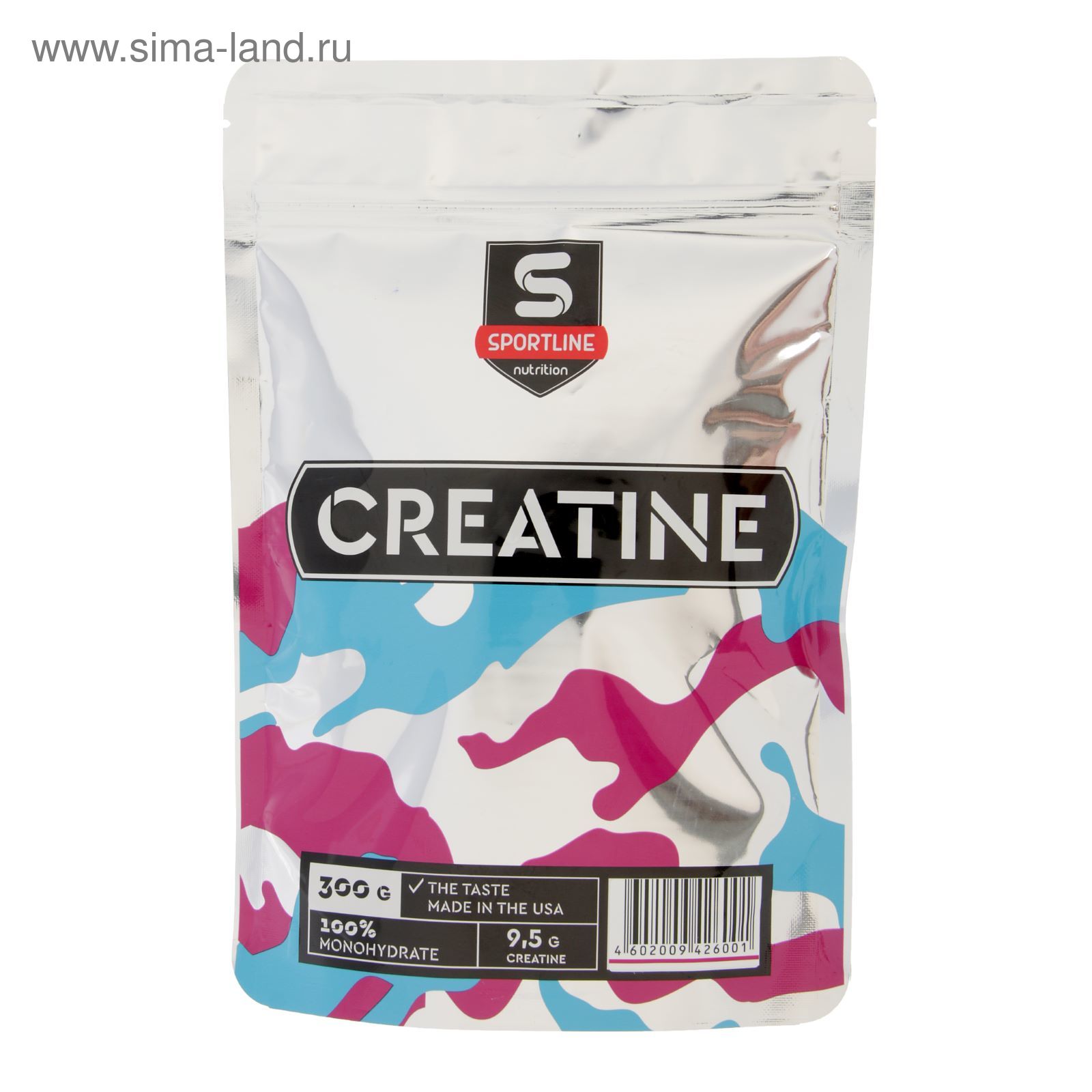 Креатина моногидрат SportLine Creatine Monohydrate Bag 300g