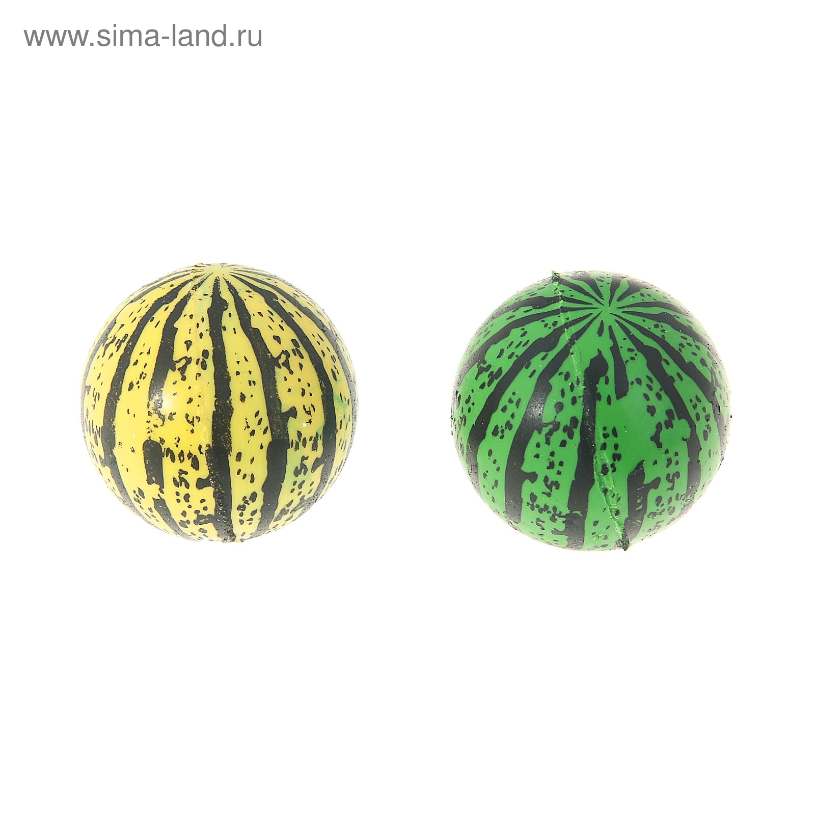 Мяч каучуковый "Арбуз", 3,2 см, цвета МИКС