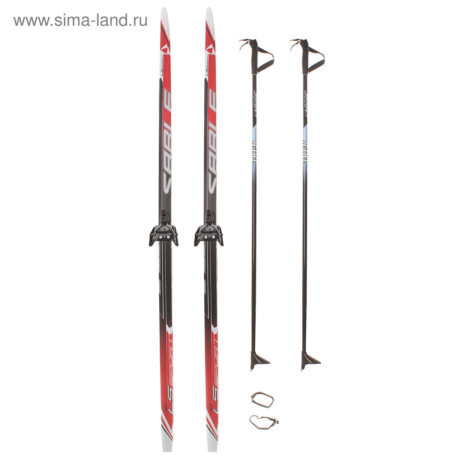 Комплект лыжный БРЕНД ЦСТ (160/120 (+/-5 см), крепление: 0075мм) МИКС