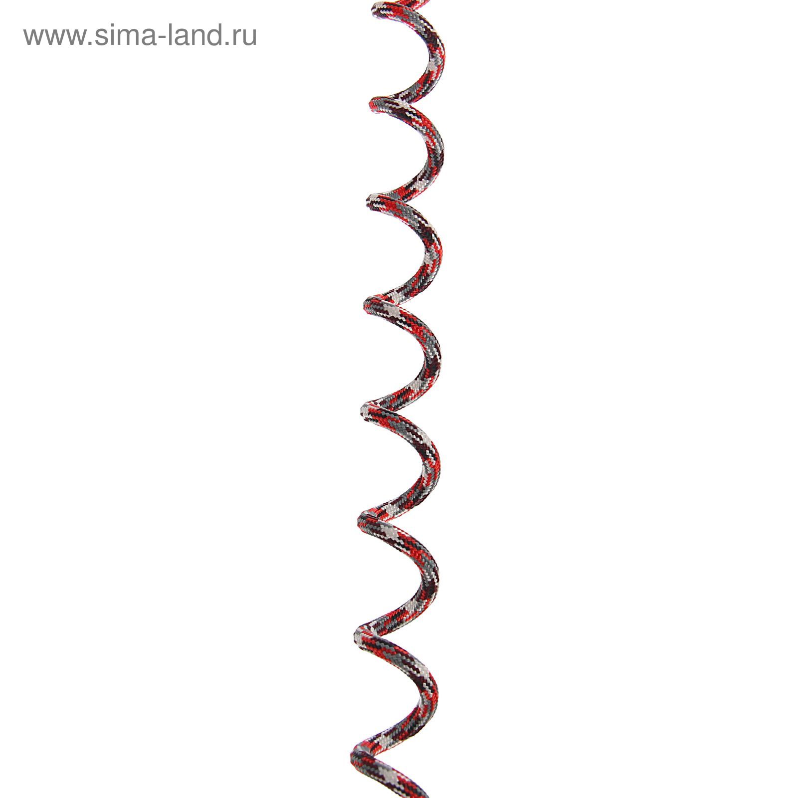 Спиралевидный страховочный шнур Red camo