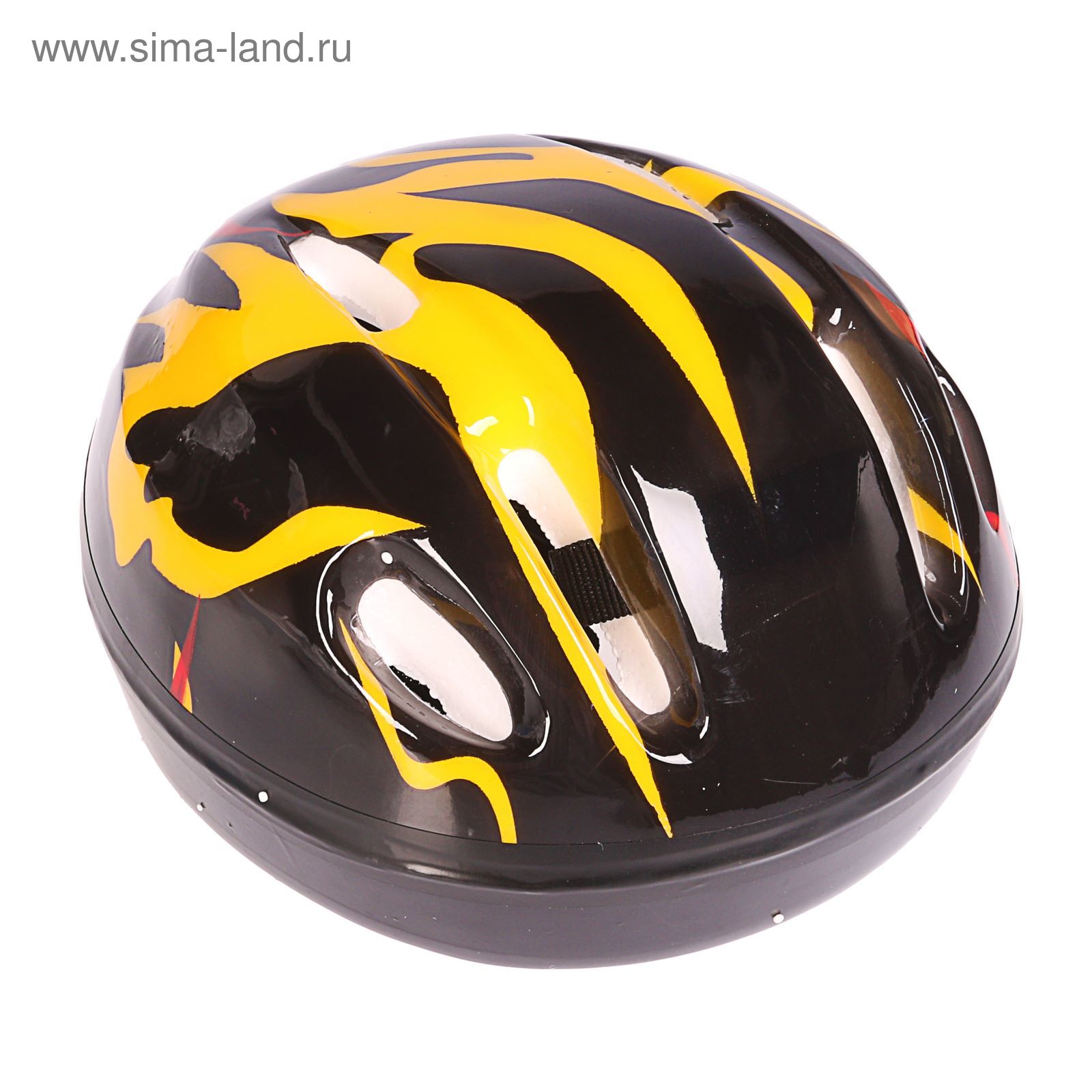 Шлем защитный детский OT-H6, размер S (52-54 см), цвет: черный