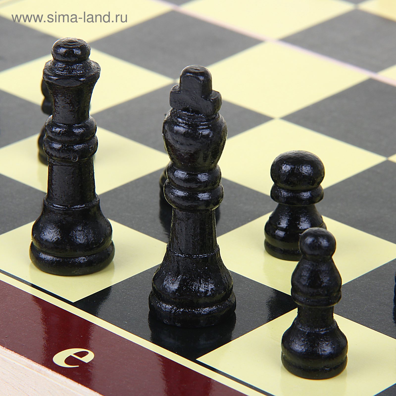 Настольные шахматы, поле 29 × 29 см, УЦЕНКА (незначительные перекосы доски)