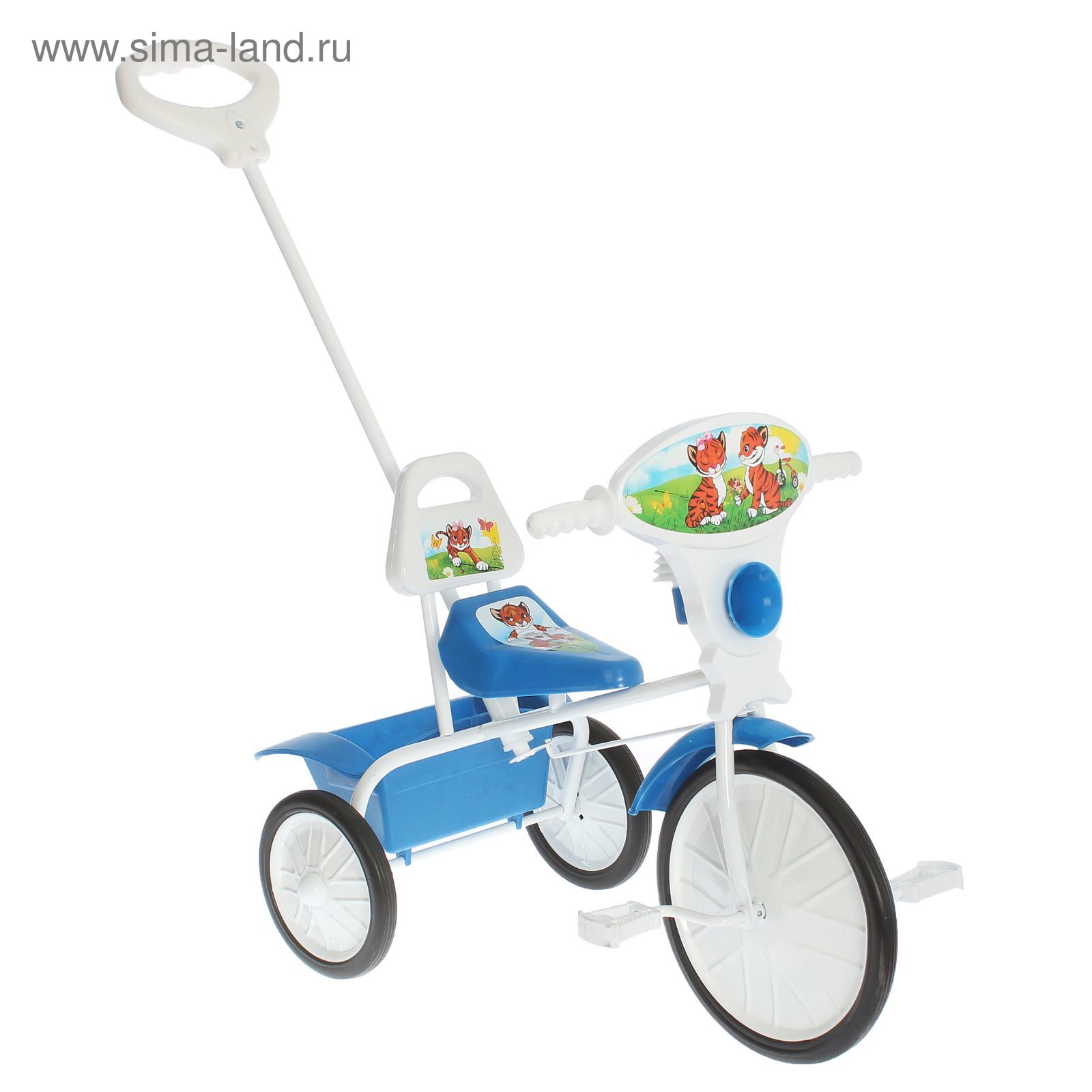 Велосипед трехколесный  "Малыш"  09/3, цвет синий, фасовка: 2шт.