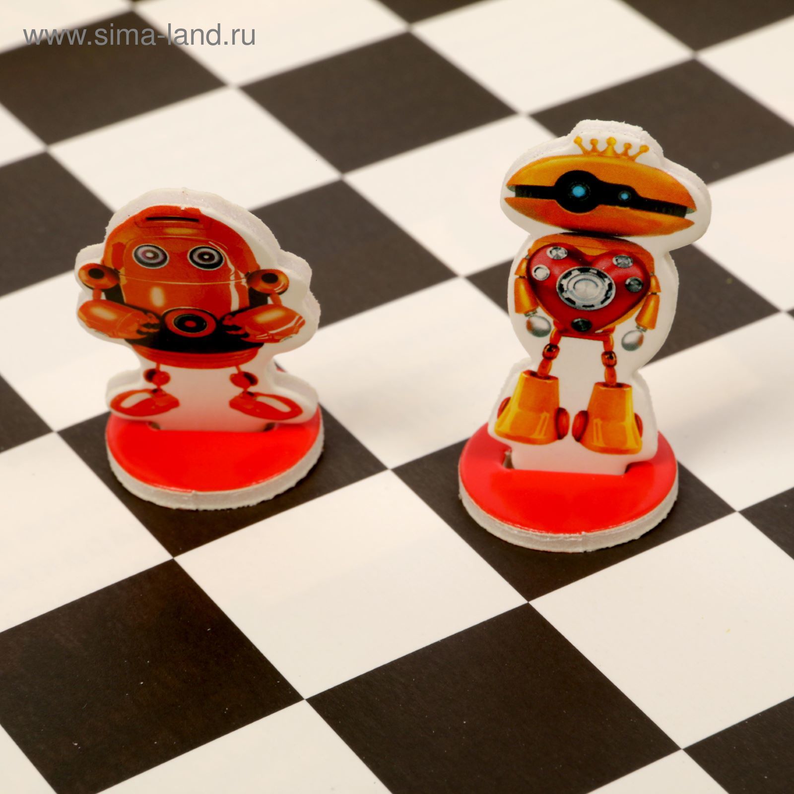 Шахматы детские "В мире роботов"