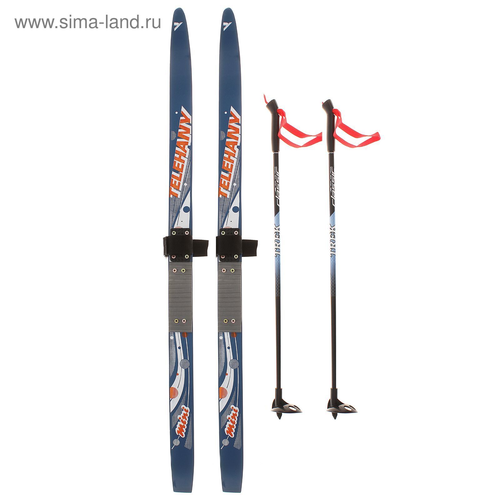 Комплект лыжный TREK Blazzer/ Маяк/ Валамаз (110/75 (+/-5 см), крепление: КМУ 001) МИКС