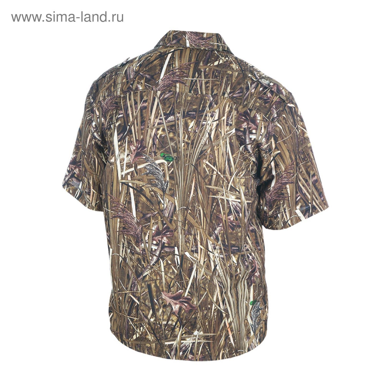 Рубашка с коротким рукавом "Бриз"(осока) 58/170-176 р-р