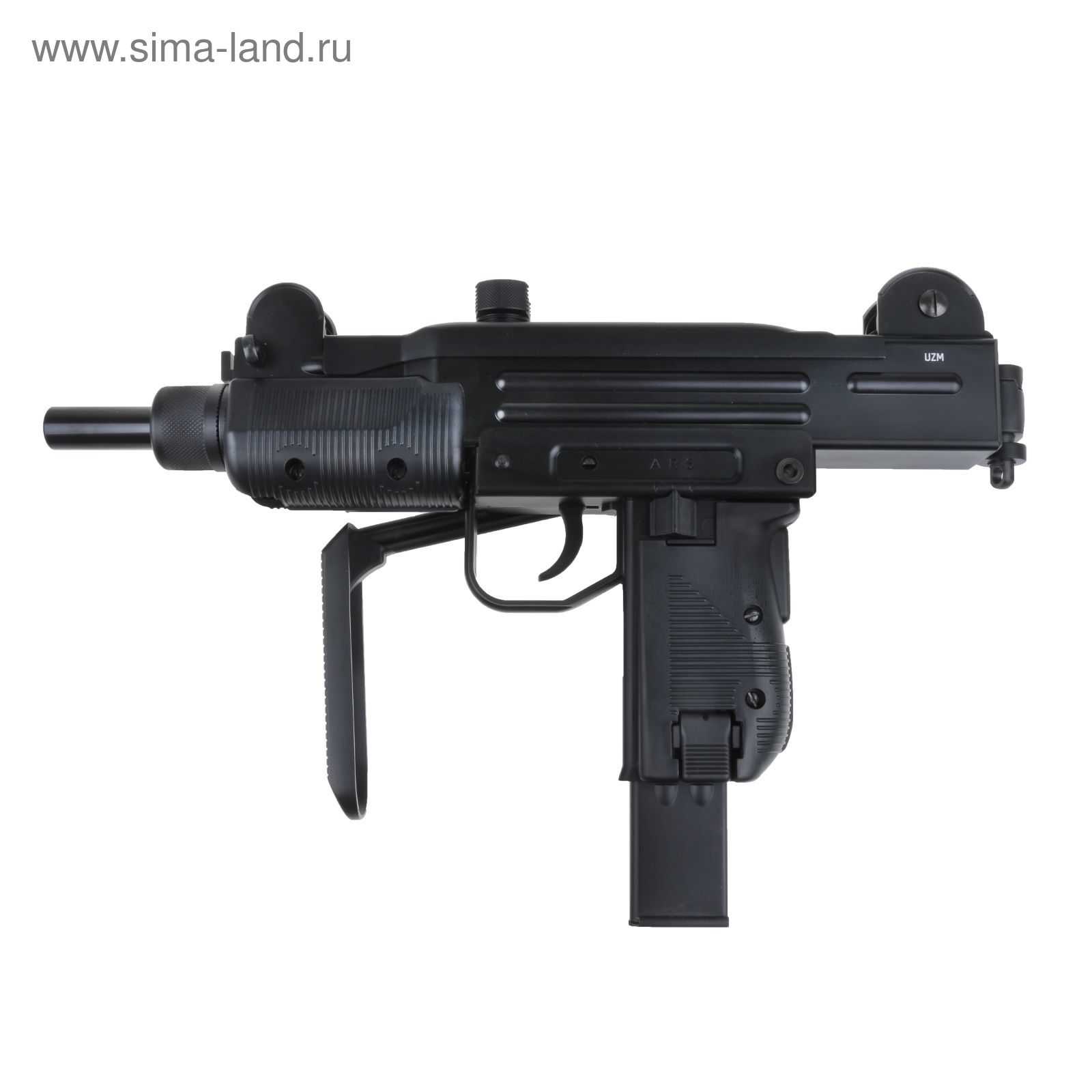 Пистолет-пулемет пневматический Gletcher UZM, калибр  4.5 мм