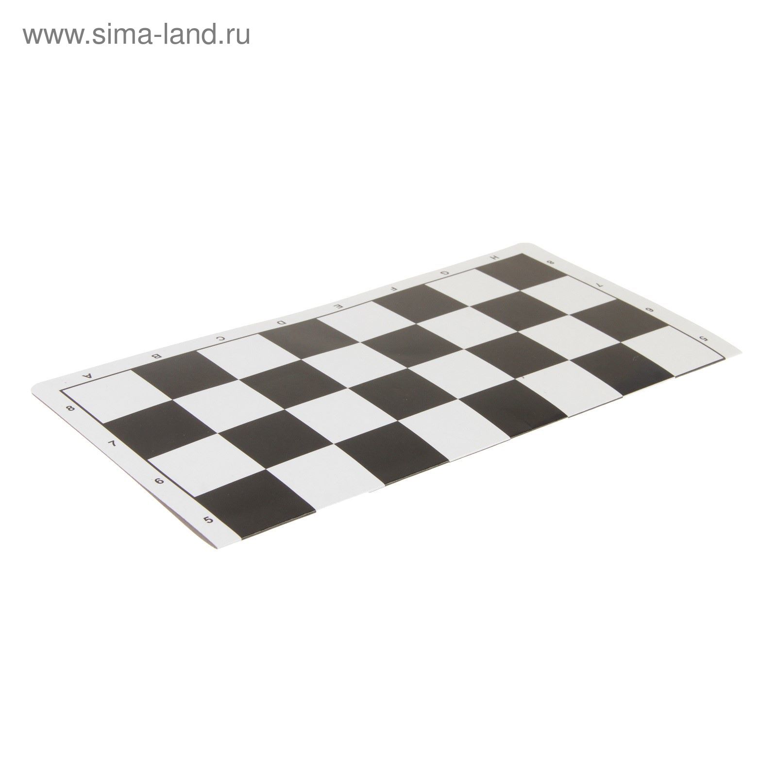 Доска шахматная складная, картонная, чёрно-белая