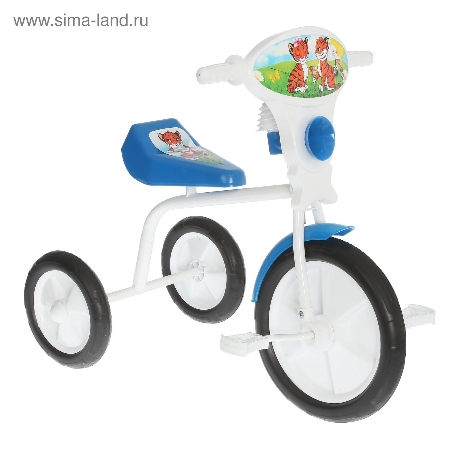 Велосипед трехколесный  "Малыш"  01П, цвет синий, фасовка: 1шт.